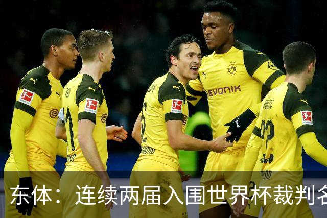 东体：连续两届入围世界杯裁判名单，马宁显然是得到了认可